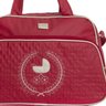 Kit 02 Bolsas Mala Maternidade Linha Classic Vermelho - Letoy - 4