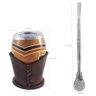 Conjunto para Chimarrão Mate Tererê Tripé Couro Tradicional - 2