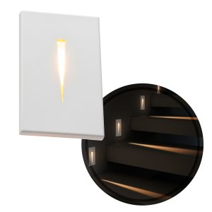 Balizador de Parede Muro Sobrepor Friso Caixa 4x2 Branco P/ G9 Starlumen St2949