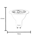 Ver imagem 4 de Lâmpada de Led AR70 24° 4,5W 2700K