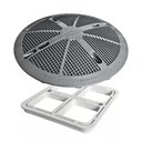 Ver imagem 1 de Ralo de Fundo Grade 15x15 com Tampa Fsb Redonda Base Abs - Sodramar