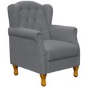 Ver imagem 3 de Kit 2 Poltronas Decorativas para Yara Corino Cinza - Lyam Decor