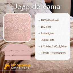Cobre Leito King Roupa De Cama Colcha Kit 3 Pçs Dupla Face - Concreto - 5