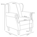 Ver imagem 5 de Kit 2 Poltronas Decorativas para Yara Corino Branco - Lyam Decor