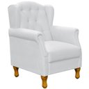 Ver imagem 3 de Kit 2 Poltronas Decorativas para Yara Corino Branco - Lyam Decor