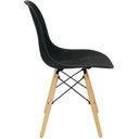 Ver imagem 7 de Kit Mesa Jantar Eiffel 100cm + 4 Cadeiras Colmeia Charles Eames, Preto