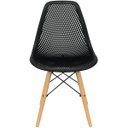 Ver imagem 6 de Kit Mesa Jantar Eiffel 100cm + 4 Cadeiras Colmeia Charles Eames, Preto