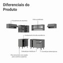 Ver imagem 5 de Armário de Cozinha Completa de Canto 405cm Cinza Nice Madesa 05