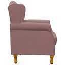 Ver imagem 6 de Poltrona Decorativa Para Sala de Estar Yara Suede Rosê - Lyam Decor
