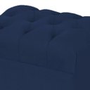 Ver imagem 3 de Puff Decorativo París Luis XV Capitone Suede Azul Marinho