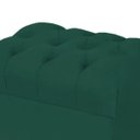Ver imagem 4 de Kit 2 Puffs Decorativos París Luis XV Capitone Suede Verde Musgo