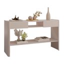 Ver imagem 1 de Aparador Buffet Bossa Sala de Estar com 2 Gavetas Off White