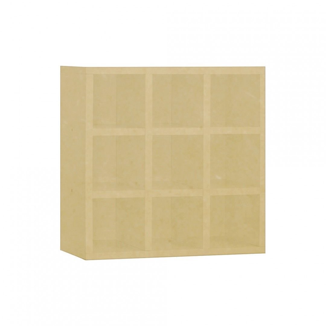 Porta Toalhas 9 Lugares em Mdf Natural [f031] - 6