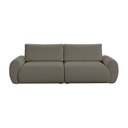 Ver imagem 2 de Sofá Living 4 Lugares Chenille Marrom Tec.2304 Murale 240cm Yescasa