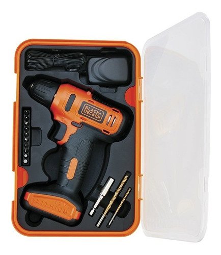 Furadeira e Parafusadeira 3/8 Polegadas Bateria Black Decker, Modelo Ld12sp, com 13 Acessórios e Cai - 11