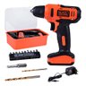 Furadeira e Parafusadeira 3/8 Polegadas Bateria Black Decker, Modelo Ld12sp, com 13 Acessórios e Cai - 19