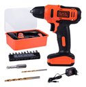 Ver imagem 7 de Furadeira e Parafusadeira 3/8 Polegadas Bateria Black Decker, Modelo Ld12sp, com 13 Acessórios e Cai