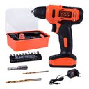 Ver imagem 7 de Furadeira e Parafusadeira 3/8 Polegadas Bateria Black Decker, Modelo Ld12sp, com 13 Acessórios e Cai