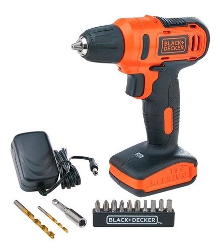 Furadeira e Parafusadeira 3/8 Polegadas Bateria Black Decker, Modelo Ld12sp, com 13 Acessórios e Cai - 6