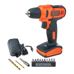 Furadeira e Parafusadeira 3/8 Polegadas Bateria Black Decker, Modelo Ld12sp, com 13 Acessórios e Cai - 6