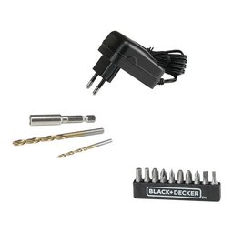 Furadeira e Parafusadeira 3/8 Polegadas Bateria Black Decker, Modelo Ld12sp, com 13 Acessórios e Cai - 14