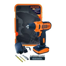 Furadeira e Parafusadeira 3/8 Polegadas Bateria Black Decker, Modelo Ld12sp, com 13 Acessórios e Cai - 10