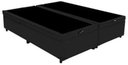Ver imagem 2 de Cama Box Baú Casal Bipartido Suede Preto com Pistão a Gás