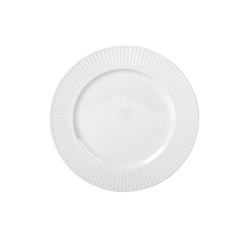 Prato de Sobremesa Porcelana New Bone Lavish Branca 20cm L'Hermitage