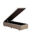 Ver imagem 4 de Cama Box Baú Solteiro 88x188 Base em Madeira de Eucalipto Resistente para Organização do Quarto Cor