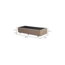 Ver imagem 3 de Cama Box Baú Solteiro 88x188 Base em Madeira de Eucalipto Resistente para Organização do Quarto Cor