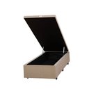 Ver imagem 5 de Cama Box Baú Solteiro 88x188 Base em Madeira de Eucalipto Resistente para Organização do Quarto Cor