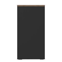 Armário para Escritório 2 Portas Ii Y37 | Artany:nogal/preto - 4