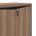Ver imagem 6 de Armário para Escritório 2 Portas Ii Y37 | Artany:nogal/preto