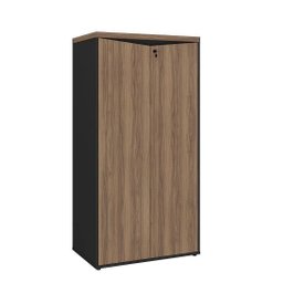 Armário para Escritório 2 Portas Ii Y37 | Artany:nogal/preto - 1