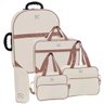 Kit 05 Bolsas Mala Maternidade Best Friends Bege - Hug Baby - 1