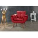 Ver imagem 1 de Poltrona Opala Vermelho 1 Lugar Akisalla Móveis