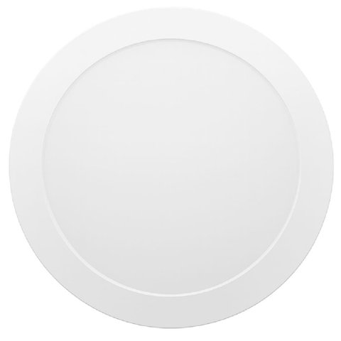 Painel LED Redondo de Embutir Lys 24 Watts 6500 k Branco - 15140163 - Taschibra