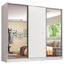 Ver imagem 2 de Guarda Roupa Infantil Madesa Logan 100% Mdf 3 Portas de Correr com Espelhos
