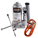 Ver imagem 1 de Kit Macaco Hidráulico Garrafa 2t, Chave Roda Cruz e Cabo Bateria 100a