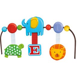 Cadeira Descanso Bebê Vibratória Musical Baby Style Cor:Letrinhas Branca - 2