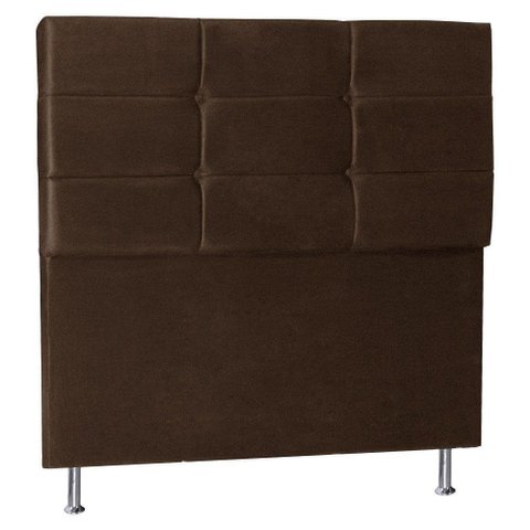 Cabeceira King 1,95m Tóquio Suede Marrom