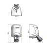 Lorenzetti Relax Branco/Cromado 220V 5500W - 3