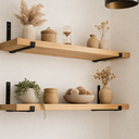 Ver imagem 3 de Kit Prateleira Pinus 40x15 C/ Mão Francesa Preta/zincada