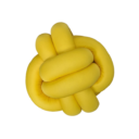 Ver imagem 1 de Almofada de Nó Escandinavo Nozinho Decorativo 35cm Amarelo