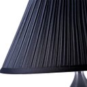 Ver imagem 3 de Abajur Charlot 51cm Base Metal Escovado E27 Max 60W Cúpula Preta