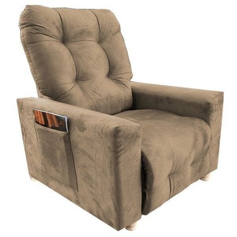 Poltrona Reclinável do Papai & Mamãe Confort Capuccino