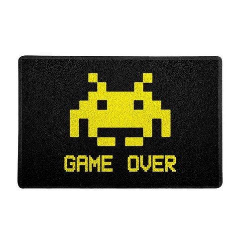 Capacho Gamer Decoração Geek 60x40cm Game Over