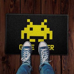 Capacho Gamer Decoração Geek 60x40cm Game Over - 2