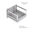 Ver mais imagens de Arquivo de Madeira 4 Gavetas Of04gp25