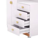 Ver imagem 4 de Comoda Roupeiro Espelho 120 Cm 2 Portas 20034 Branco Camarim Flex
